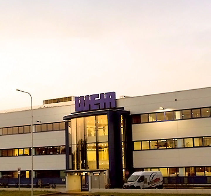 Weir building from the outside.
